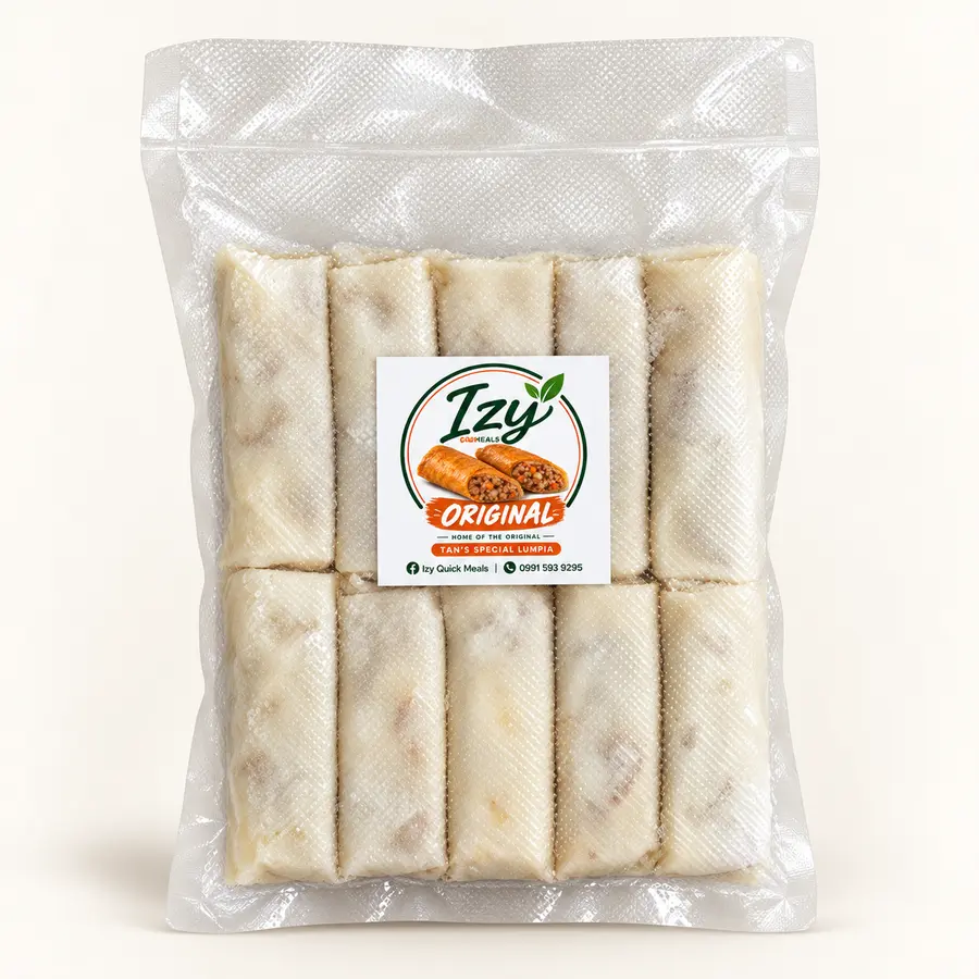 Izy Original Tan's Special Lumpia Shanghai frozen pack, 10 pieces